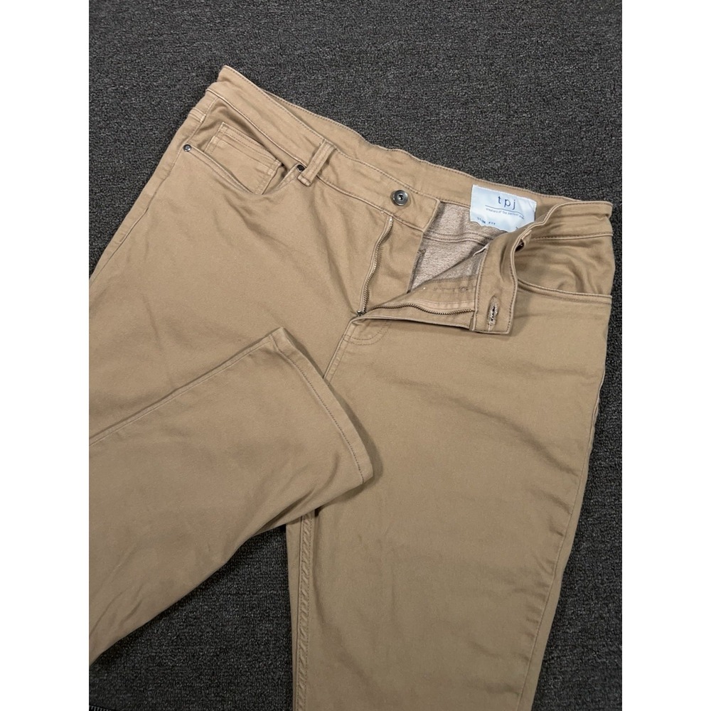 The‎ Perfect Jean NYC Jeans Mens 38x28 (Fits 34x31) Slim Fit Beige Khaki